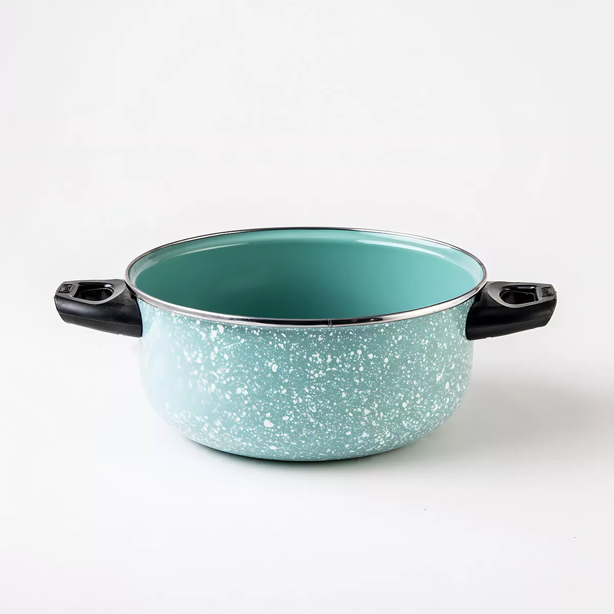 Batería De Cocina Cinsa Granito Jade Menta 12 Piezas