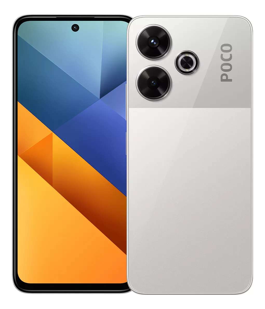 Xiaomi POCO M6 Dual SIM 256 GB plateado 8 GB RAM