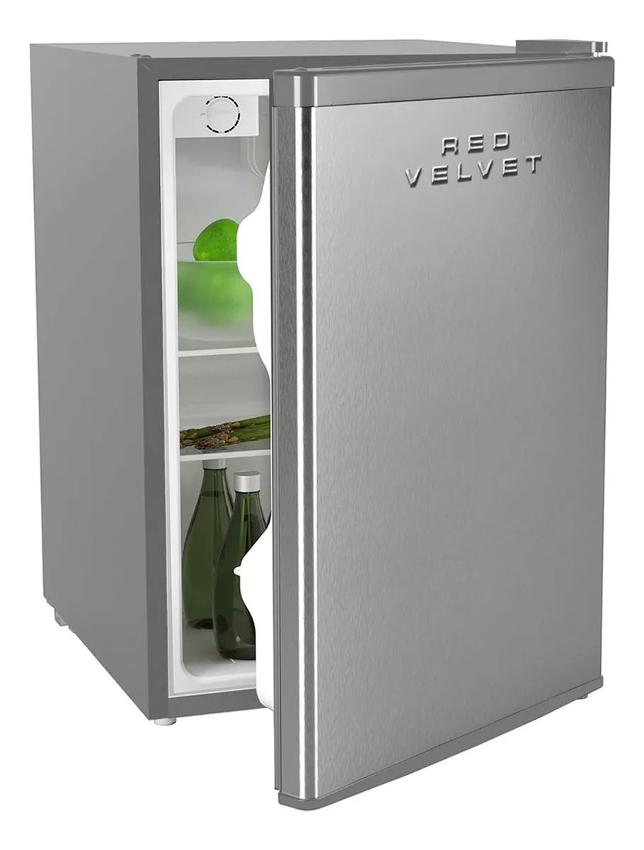 Frigobar Refrigerador Red Velvet Acero Hotelero 55l 2 Ft&sup3;