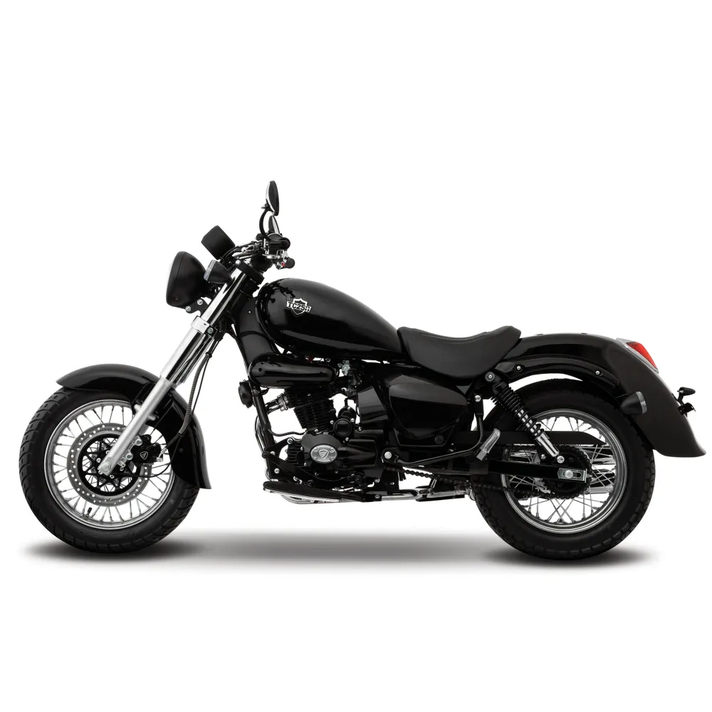 Motocicleta Chopper Italika TC 250 Negra