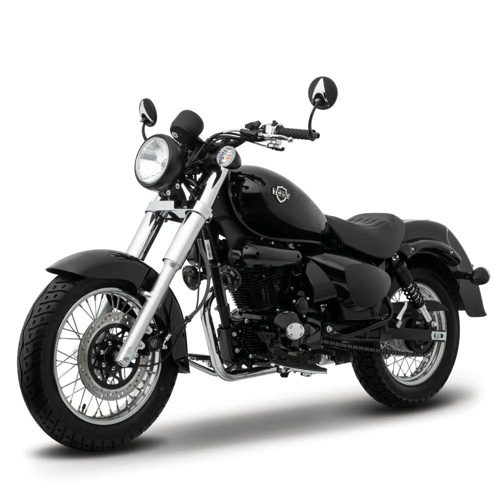 Motocicleta Chopper Italika TC 250 Negra
