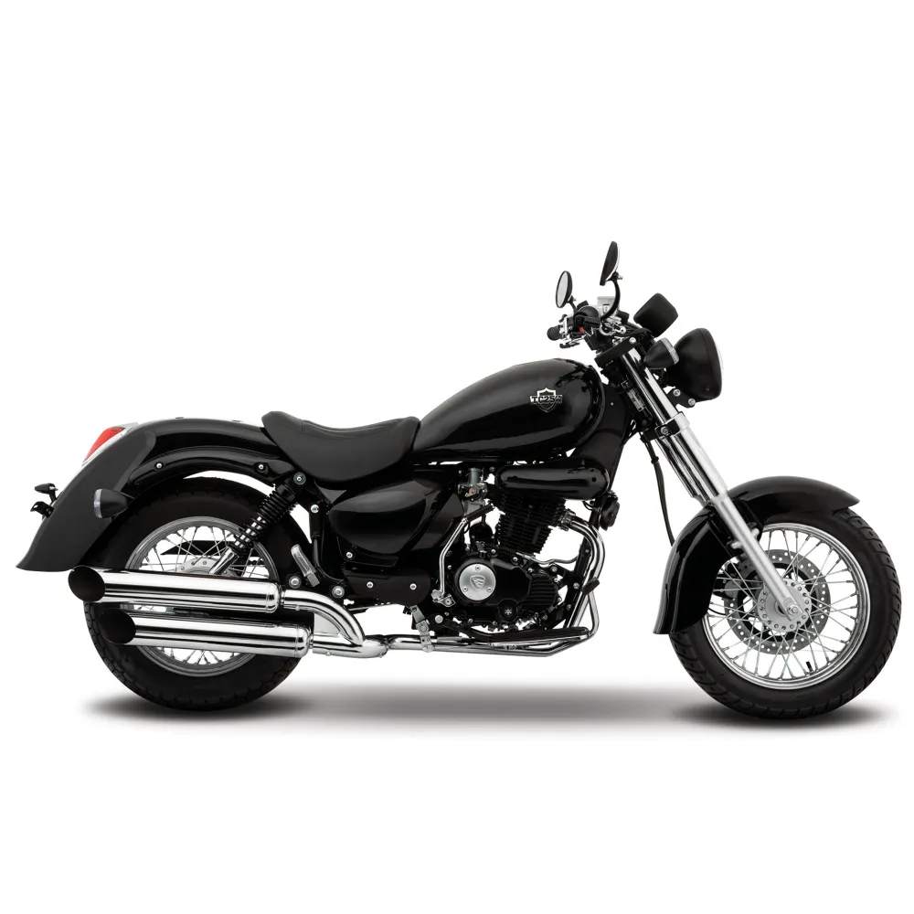 Motocicleta Chopper Italika TC 250 Negra