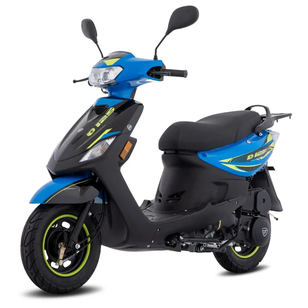 Motoneta Italika D125 Azul con Negro
