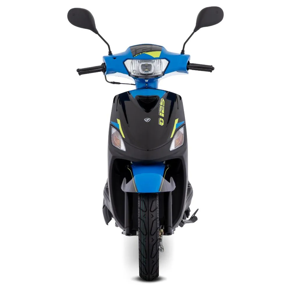 Motoneta Italika D125 Azul con Negro