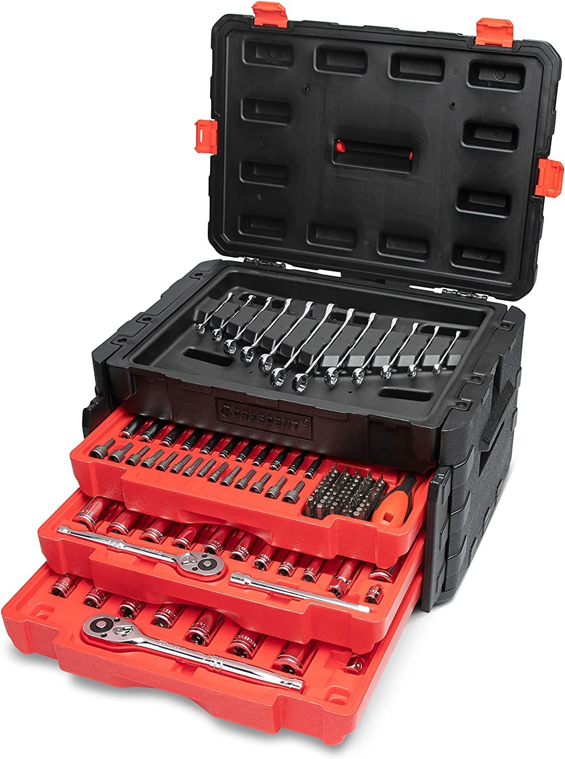 180 Pc. Professional Tool Set in Tool almacenamiento funda-CTK180