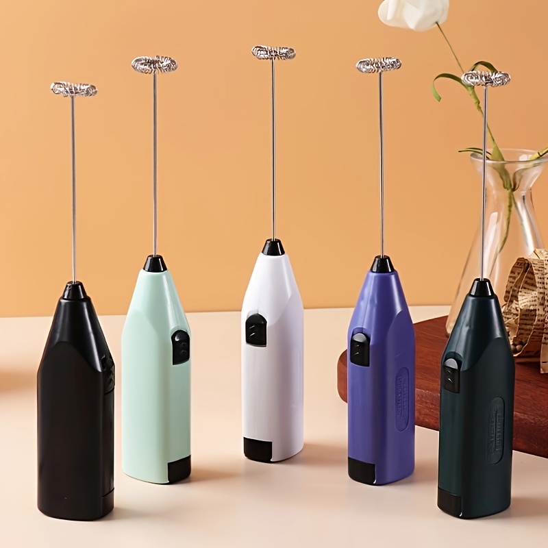 1pc, Electric Milk Frother, Electric Coffee Blender, Frother, Handheld Eggbeater, Foam Maker, Creative Electric Whisk, Electric Coffee Mixer, Milk Whisk, cocina Tools, cocina Stuff