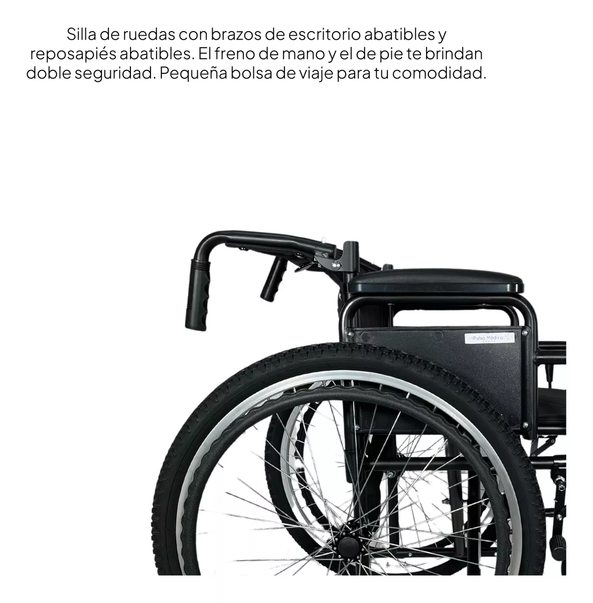 Silla De Ruedas Neumática De Lujo Todo Terreno Plegable