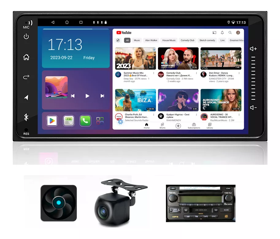 Estereo Pantalla 2+64g 7 Pulgadas Para Toyota Hilux Yaris