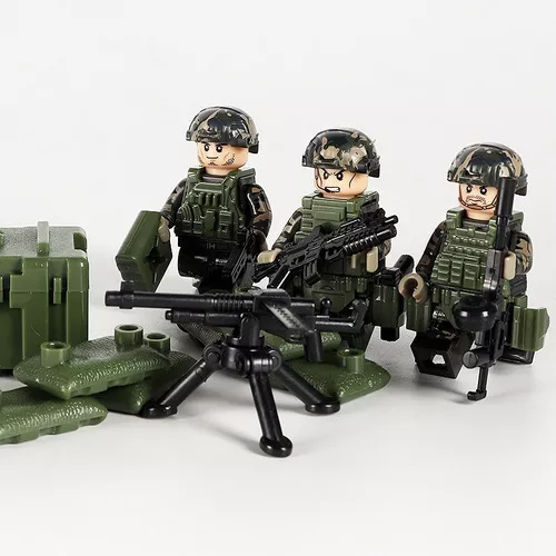 Military Mini Figuras Soldado Juguete-fbi Fuerzas Federales