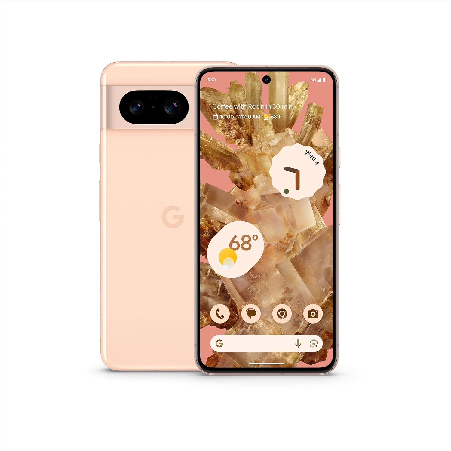 Google Pixel 8-Smartphone Android desbloqueado con cámara Pixel avanzada, batería de 24 horas y potente seguridad-Hazel-128 GB