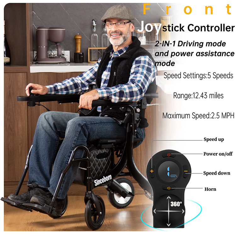 ✨3 in 1 Rollator Walker/Electric Wheelchair✨