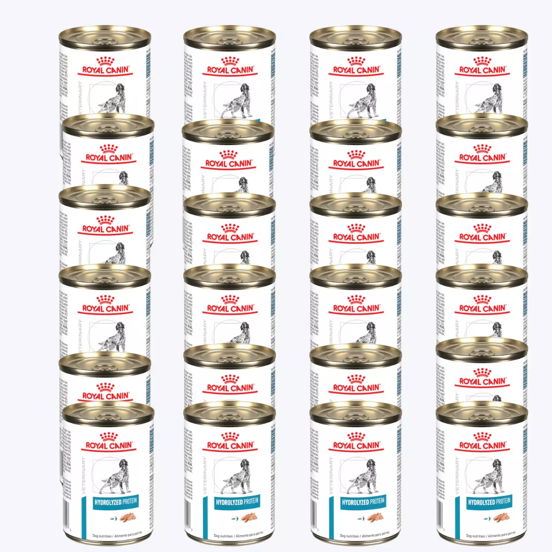 paquete 24 Latas Royal Canin Hydrolyzed Protein Perro 390 Grs