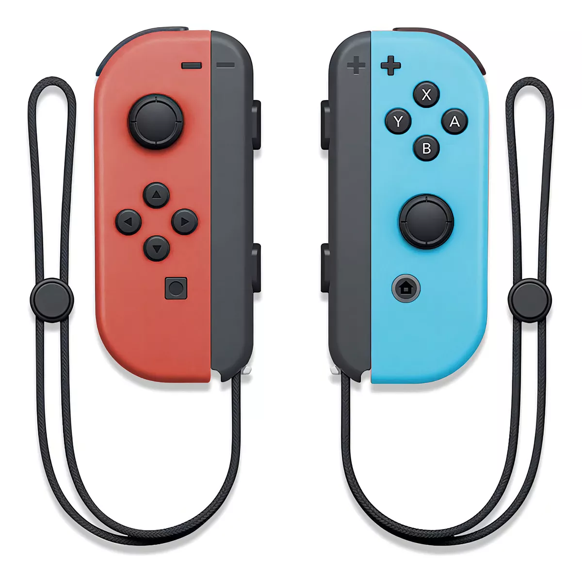 Control joystick inalámbrico Nintendo Switch Joy-Con (L)/(R) LED RGB rojo neón/azul neón