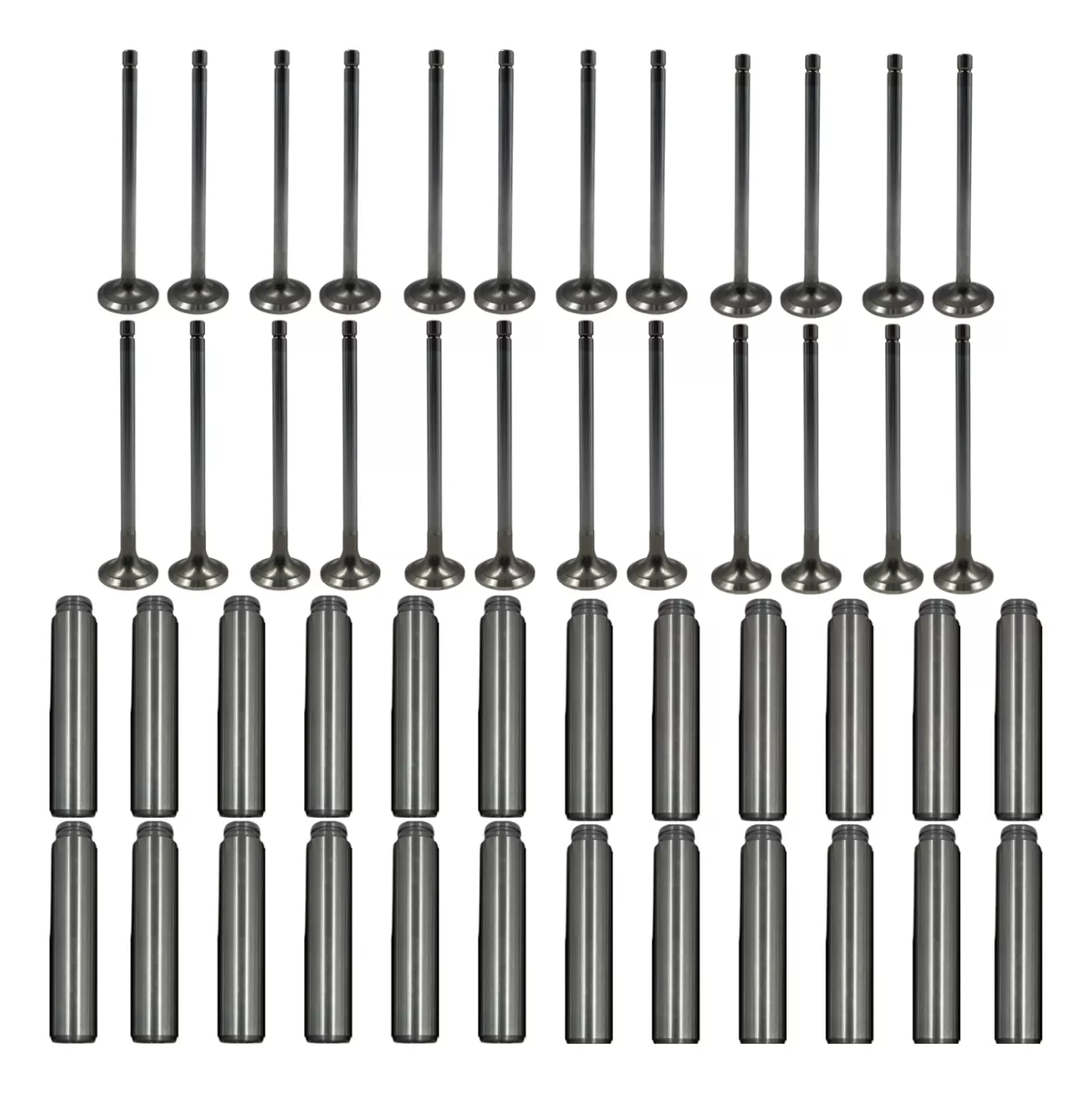 kit Válvulas Y Guías Para Paccar Mx10 Y Mx13 (1ra Gen)