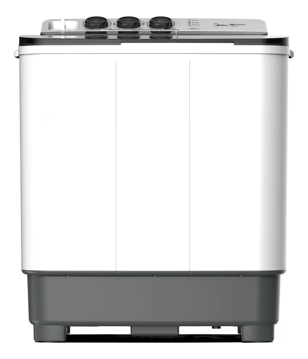 Lavadora Midea 11 Kg Doble Tina Mt100w110/w-mx Alb color Blanco