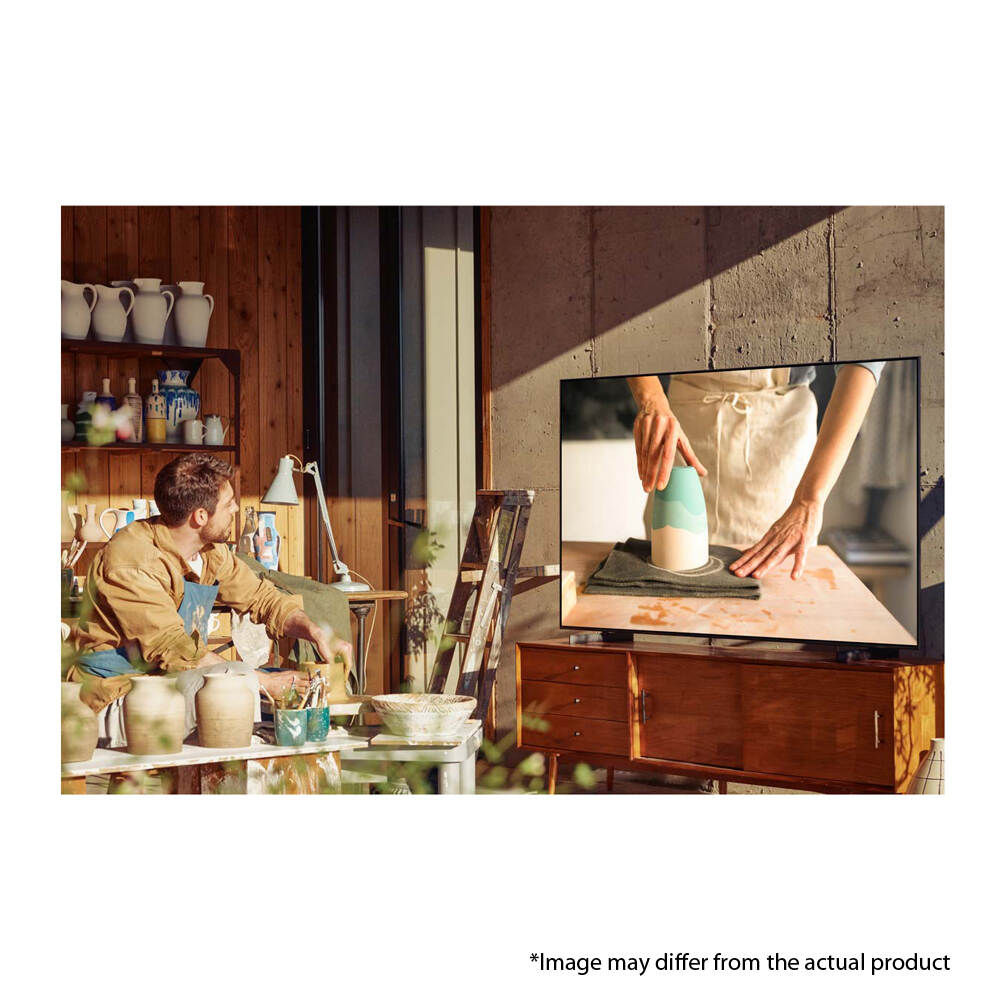 55 pulgadas Class UHD AU8000 Series-4K UHD HDR Smart TV con Alexa integrado (UN65AU8000FXZA, modelo 2021), negro