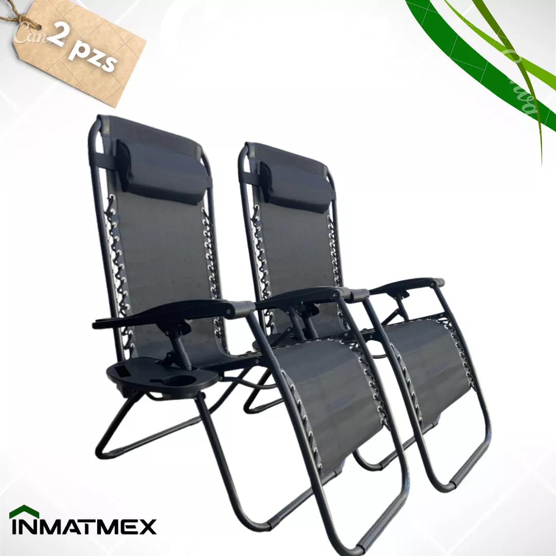 Silla Plegable Para Alberca Jardin 2 Piezas Playa