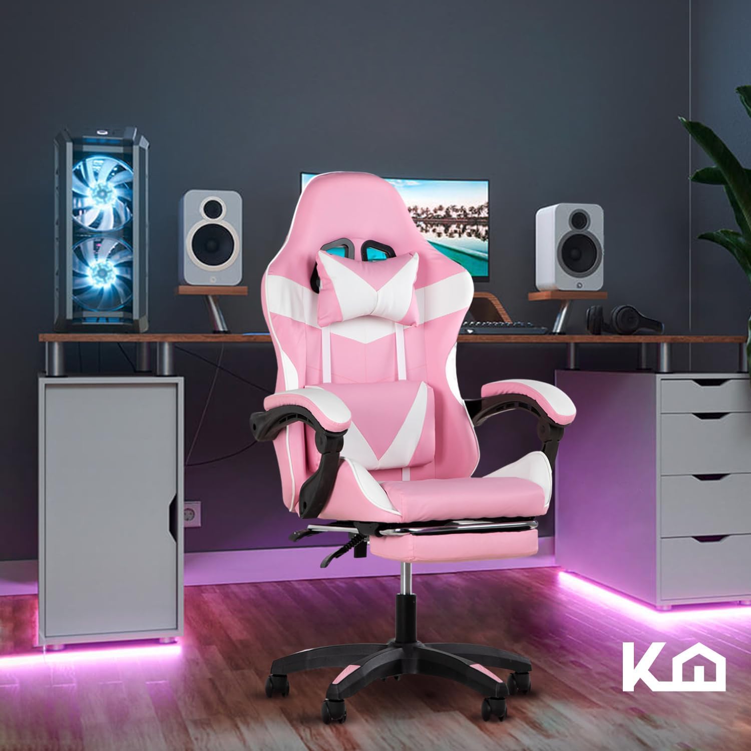 Kingshouse | Silla ergonómica reclinable para juegos