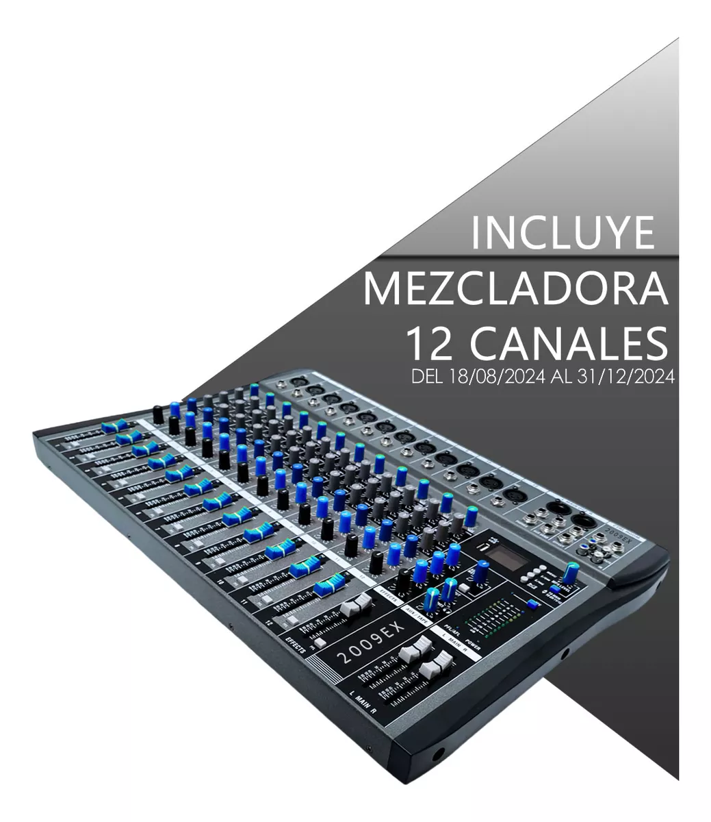 Equipo De Sonido Para Djs, Grupos Y Bandas kit Completo