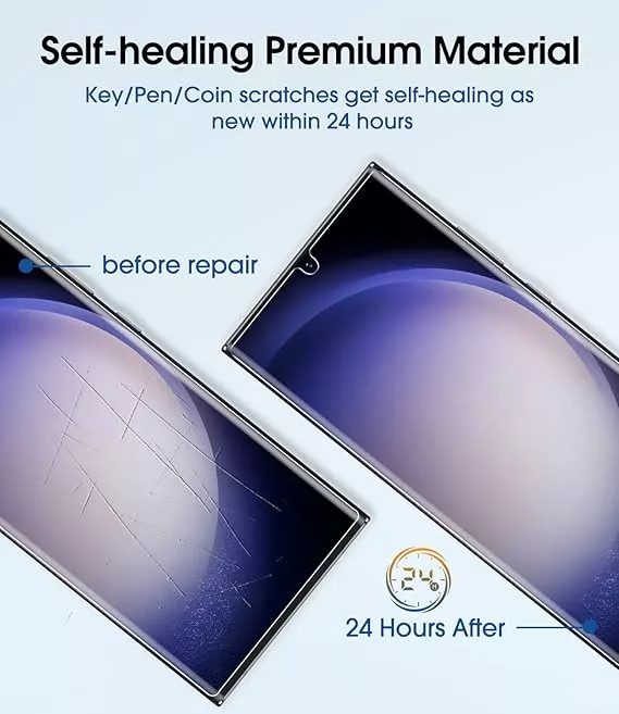 2 Pcs Mica Hydrogel Para Samsung Galaxy S23 Ultra S22 Ultra