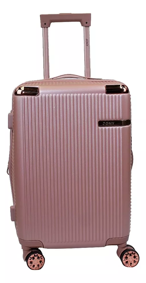 Maleta De Cabina Jon 035 20 Rosa Lisa
