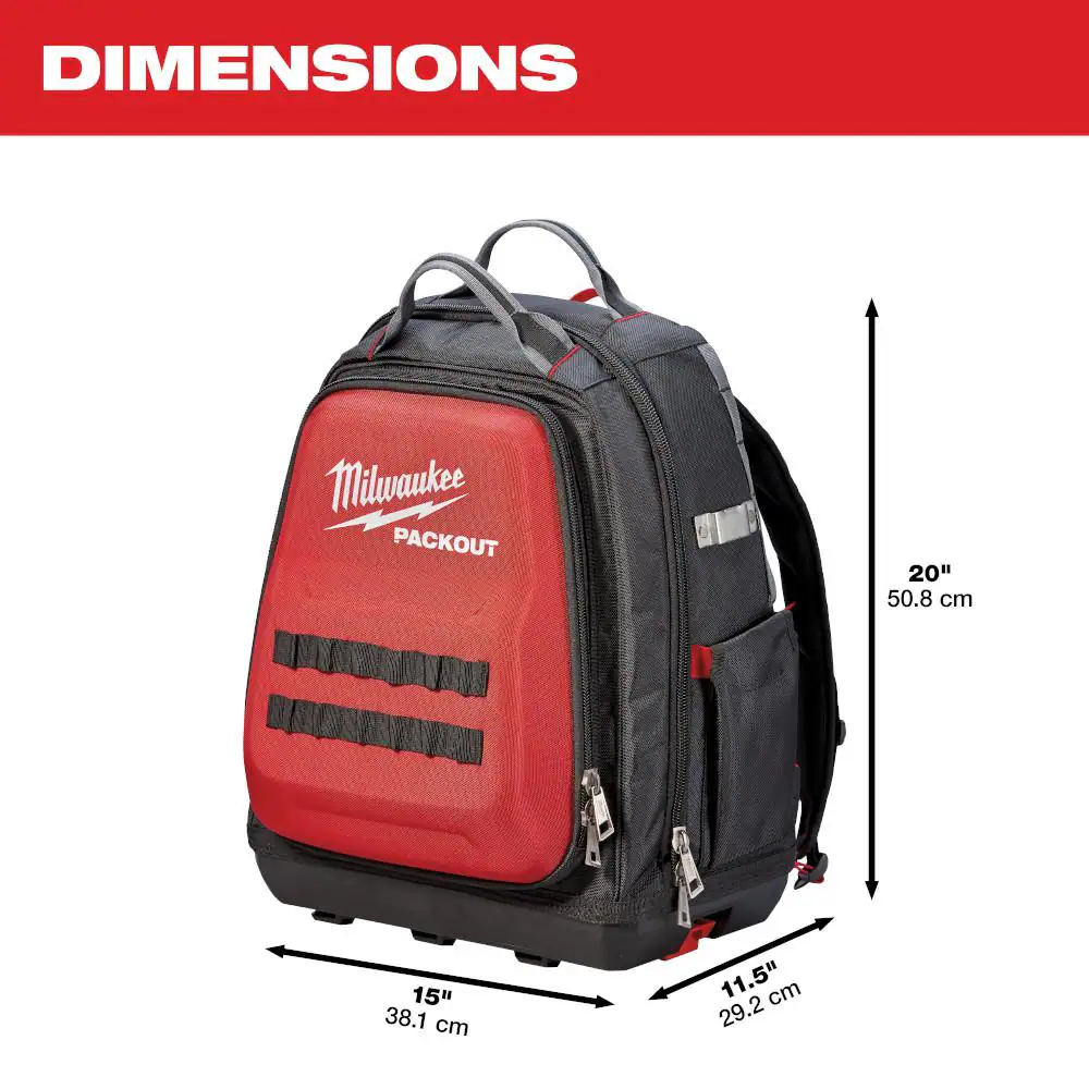 Milwaukee 15 in. PACKOUT Tool mochila 48-22-8301