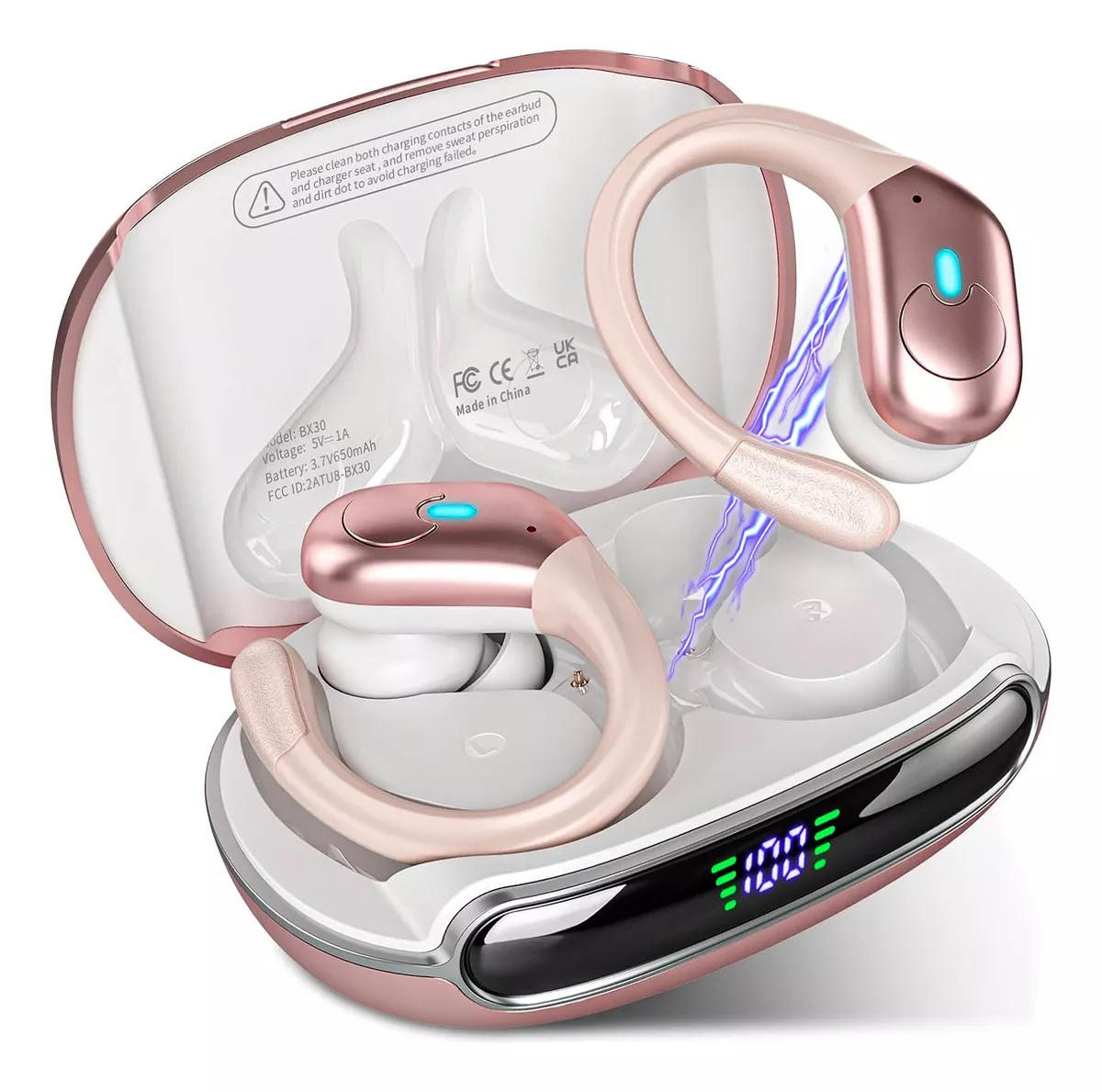 Auriculares Deportivos Inal&aacute;mbricos Bluetooth Anc 75 Horas