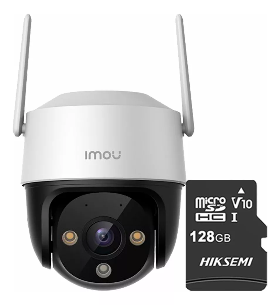 Imou Cruiser Se+ Camara Ip Pt Modelo S41FEN-PLUS-128 4mp Wi-fi Con Seguimiento Inteligente Vision A color 24/7 Y Microsd De 128 Gb Microfono Y Altavoz Incorporado C&aacute;mara S41FEN