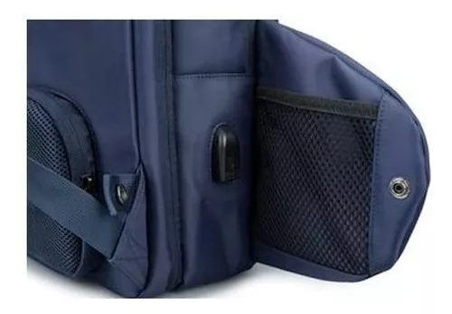 Mochila Hp Con Usb De 15.6 Pulgadas-Azul