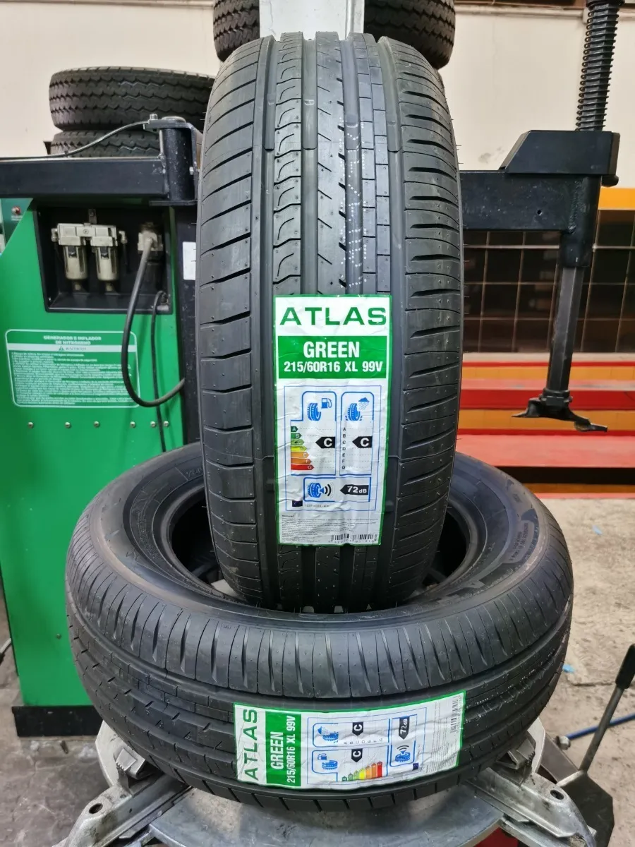 Paquete De 2 Llantas 215/60 R16 Atlas Green 99v