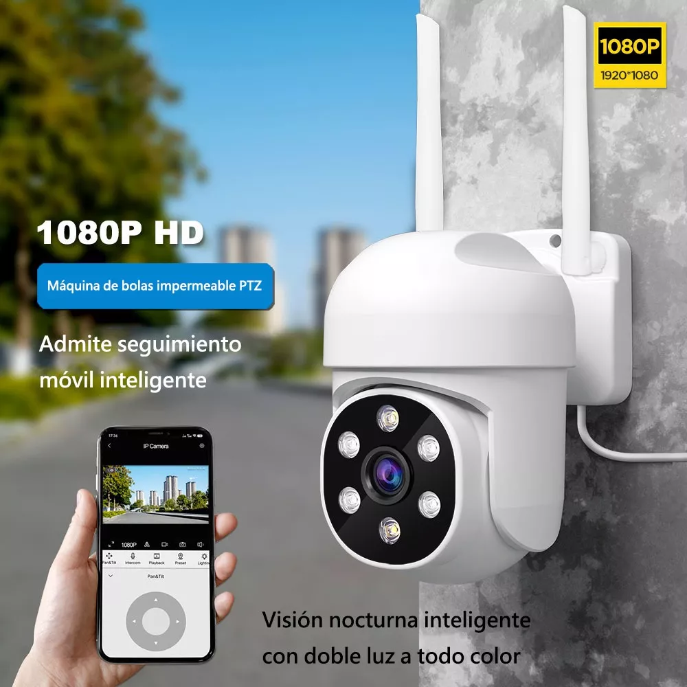 Cámara De Seguridad Infrarrojos Hd 1080p Visión Nocturna