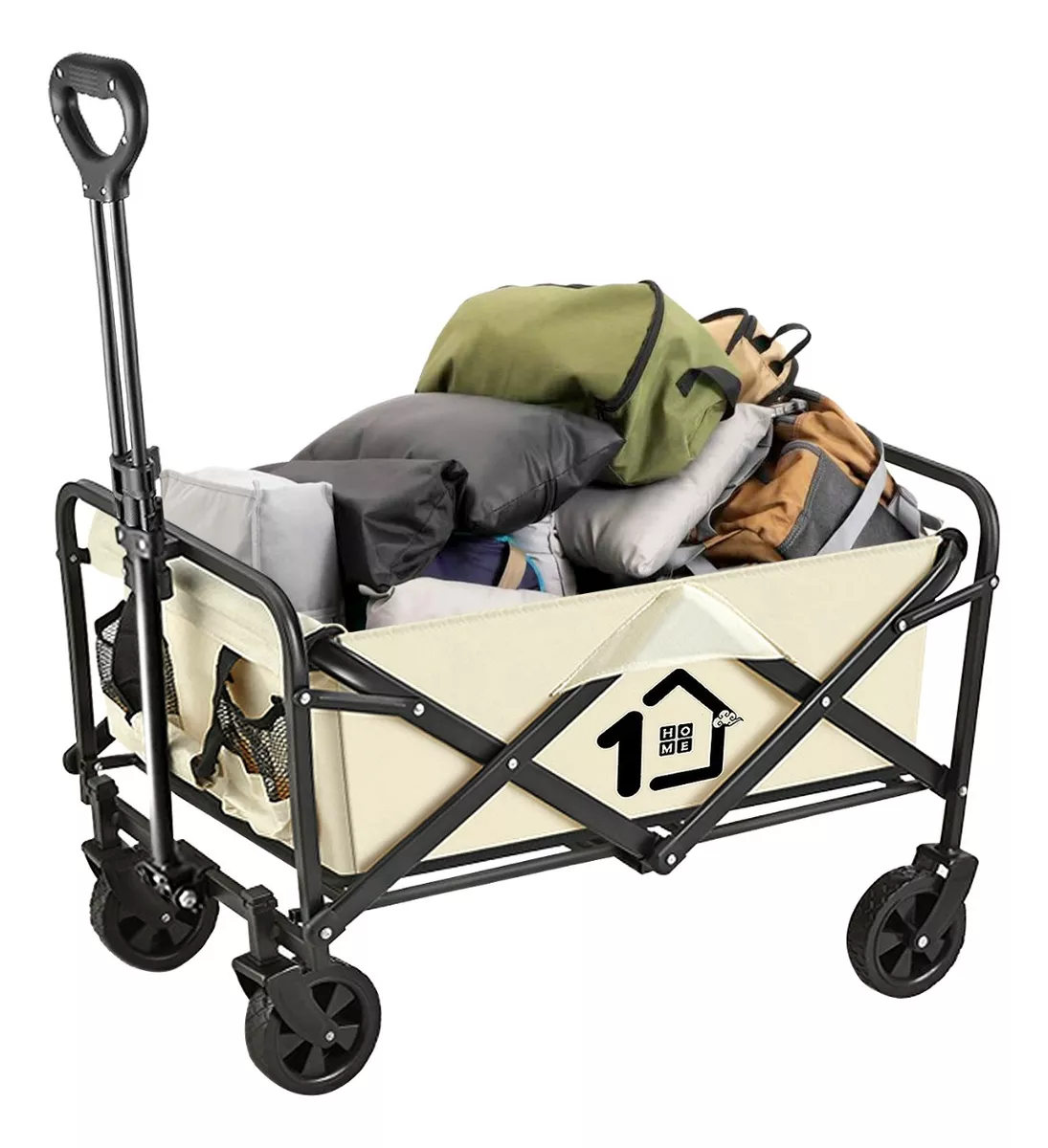 Carrito Vag&oacute;n Plegable Multiusos Con Manija Para Acampar Bei