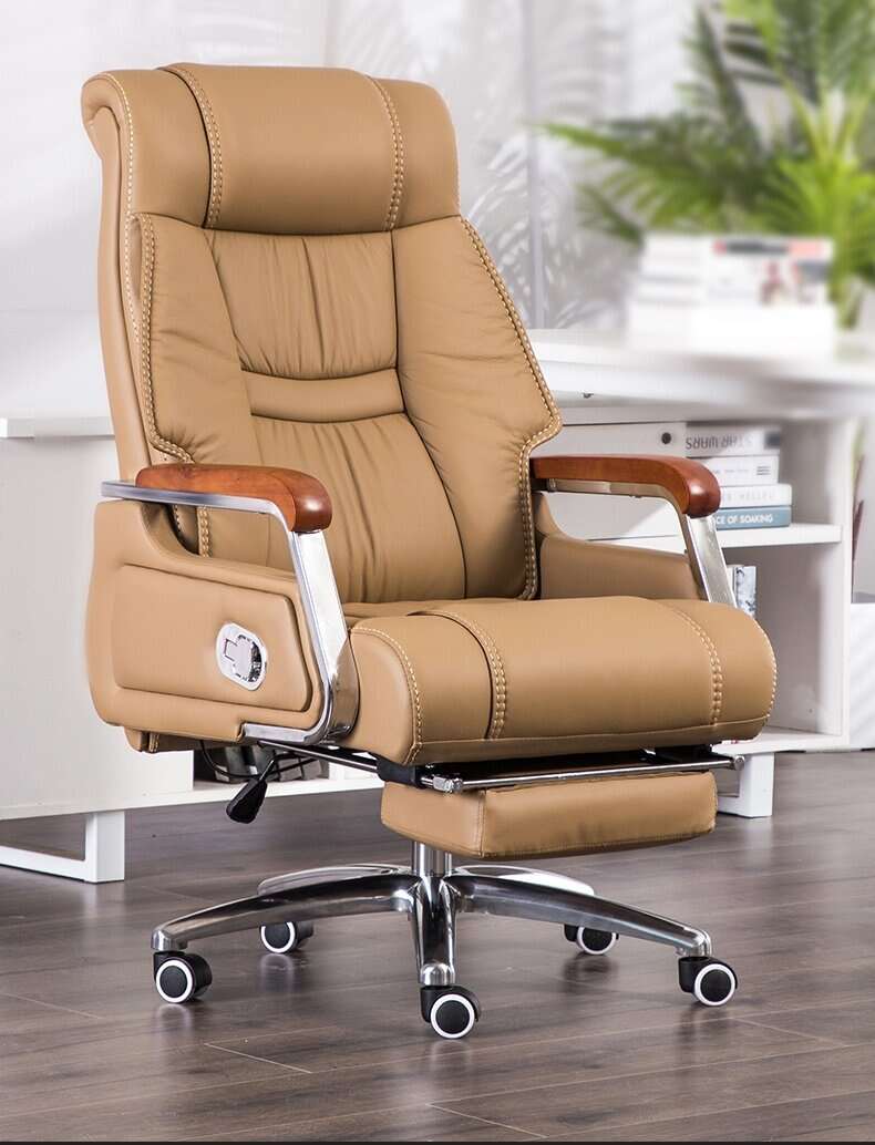 🔥Compra una y ll&eacute;vate otra gratis 🌟 Silla de oficina ejecutiva de cuero