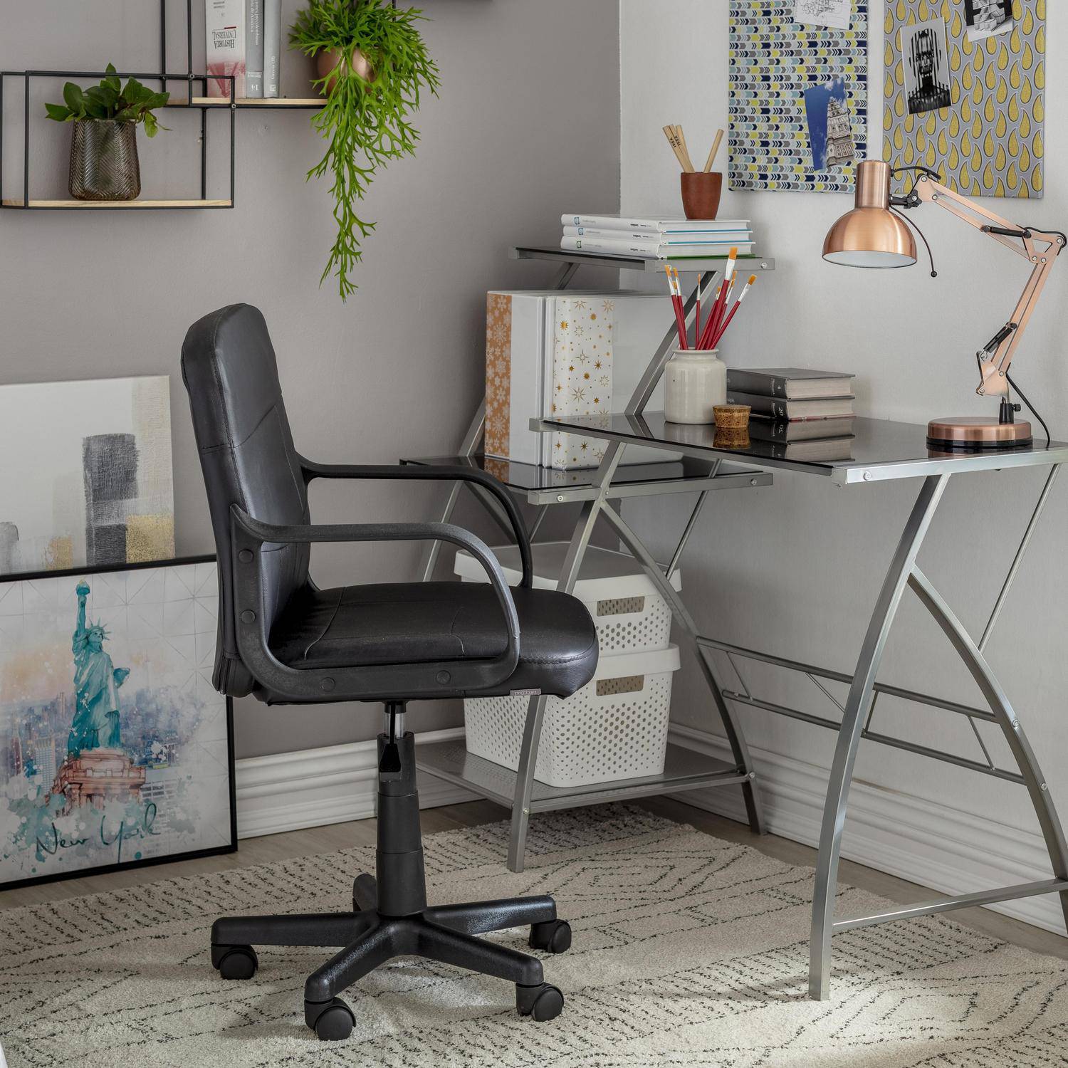 Silla Ejecutiva 102x64x60 cm Negro