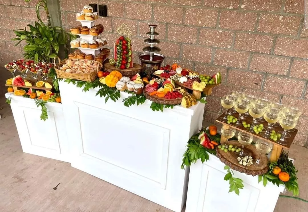 kit 3 Mesas Abatibles Candy Bar Mdf