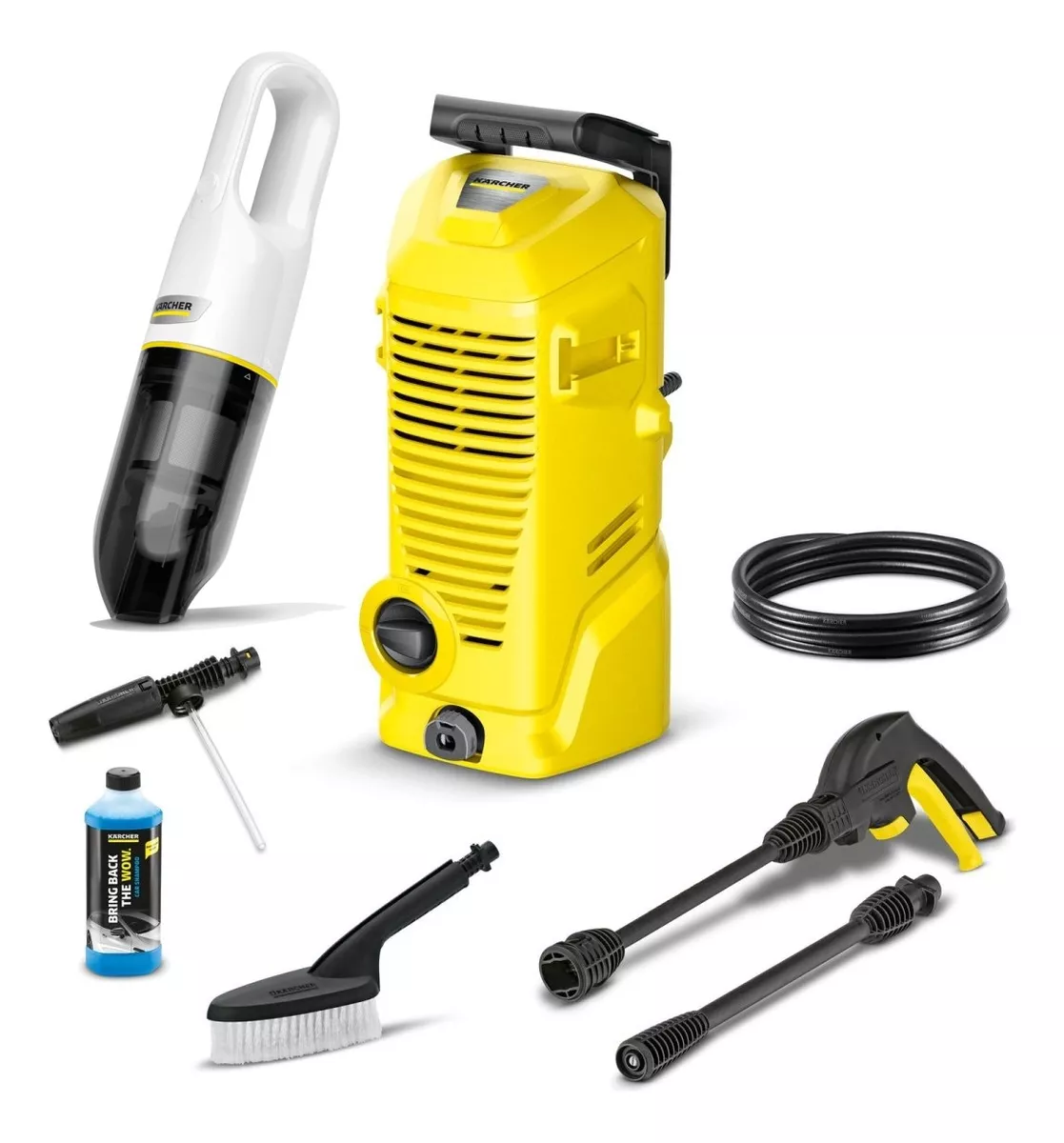 kit Hidrolavadora K1 auto Y Aspiradora Cvh 2 Karcher