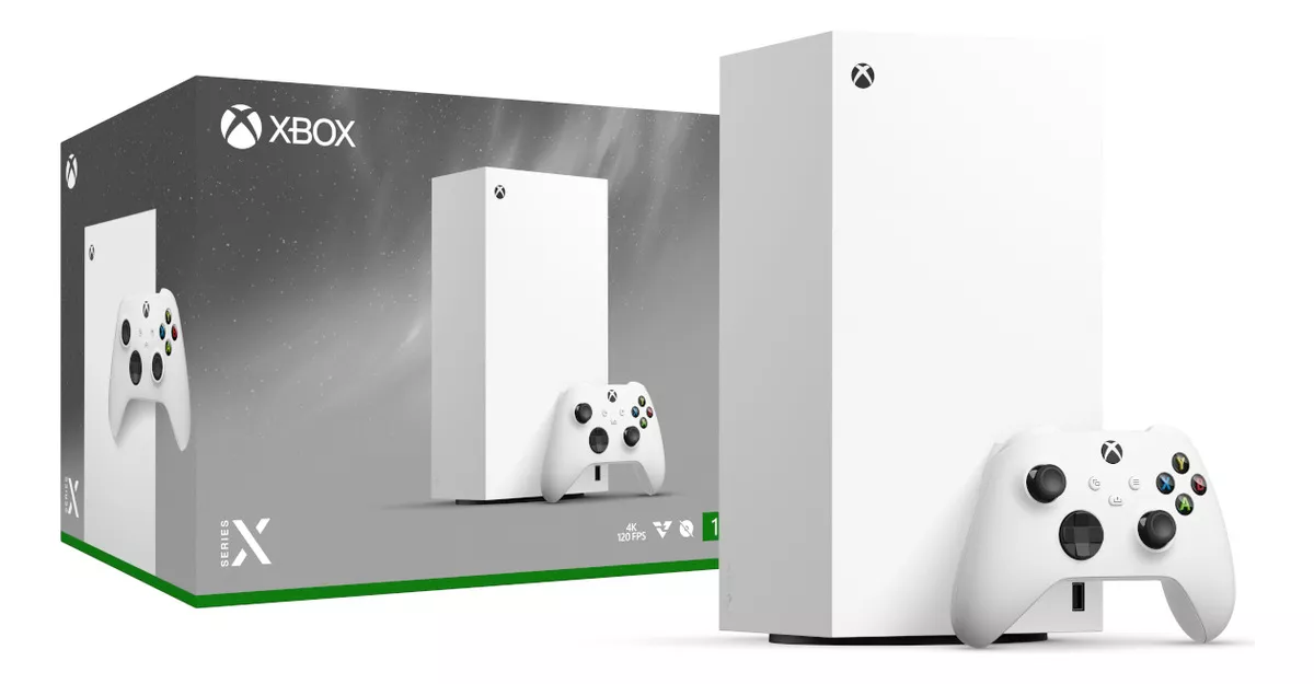 Consola Xbox Series X Edici&oacute;n Digital 1tb Ssd Robot White Blanco