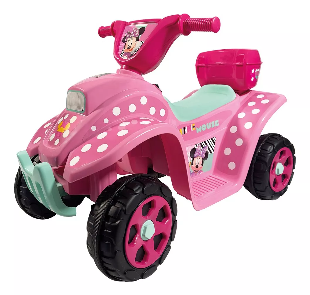 Apache Moto El&eacute;ctrica Infantil Minnie Mouse 6v color Rosa