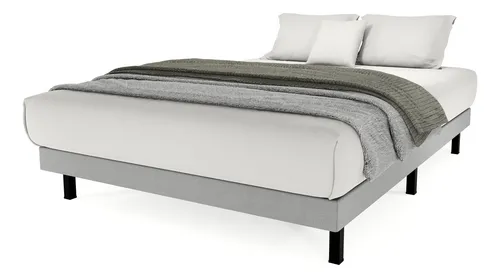 Base Cama Box Urban King tamaño color Gris oscuro