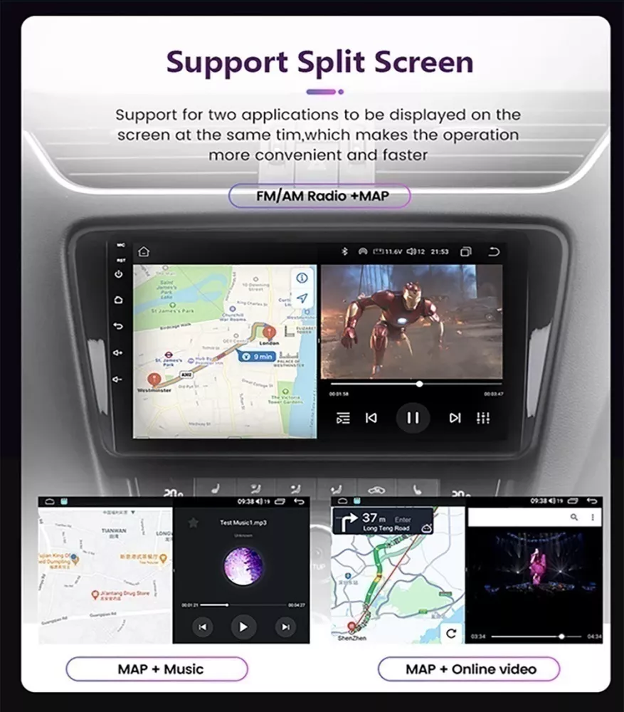 Estereo 2g Para Jeep Wrangler Rubicon,gps+carplay+cámara+dvr