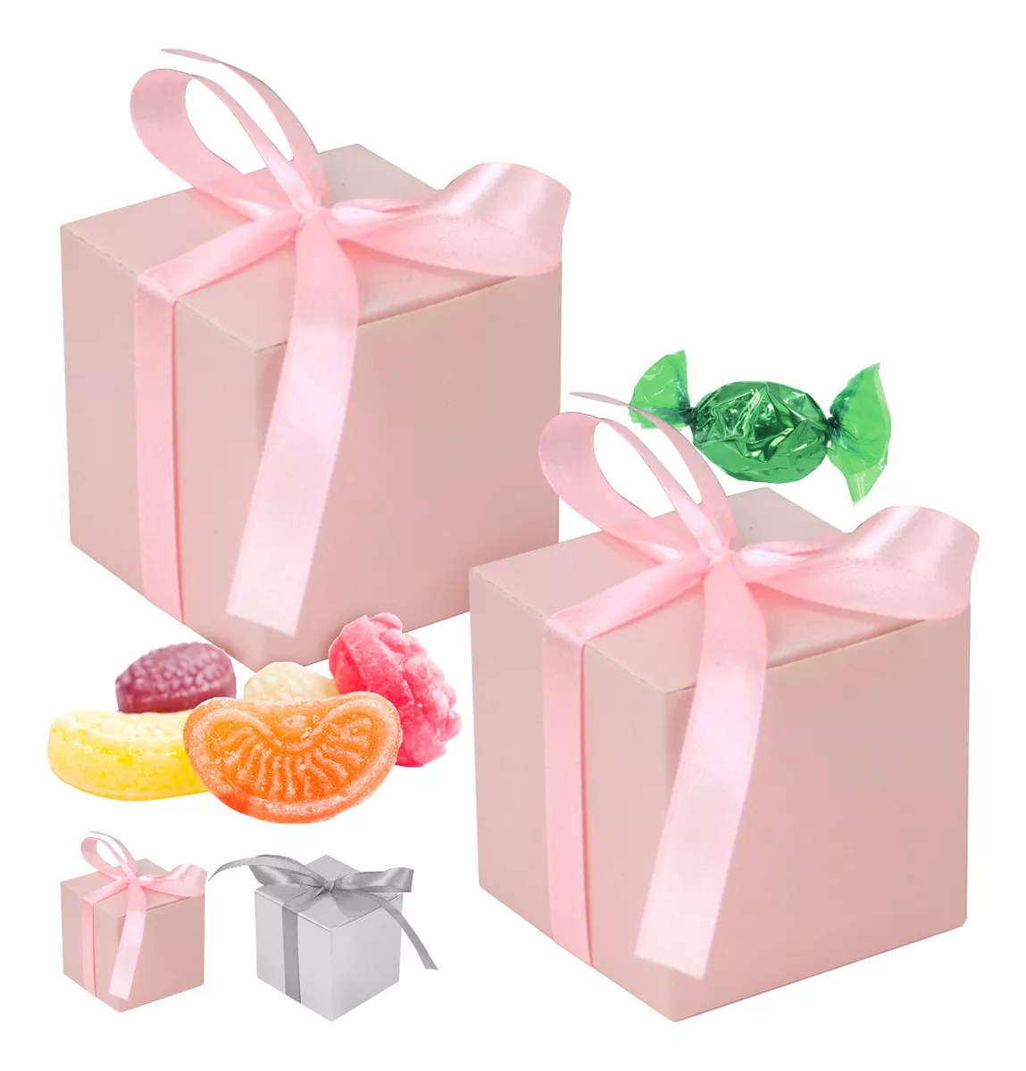 100 Cajitas Para Dulces,cajas Para Dulces Recuerdos Boda