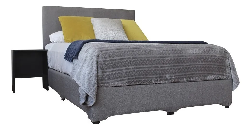 Base Cama Urban Matrimonial-Base + Cabecera + 2 Buros