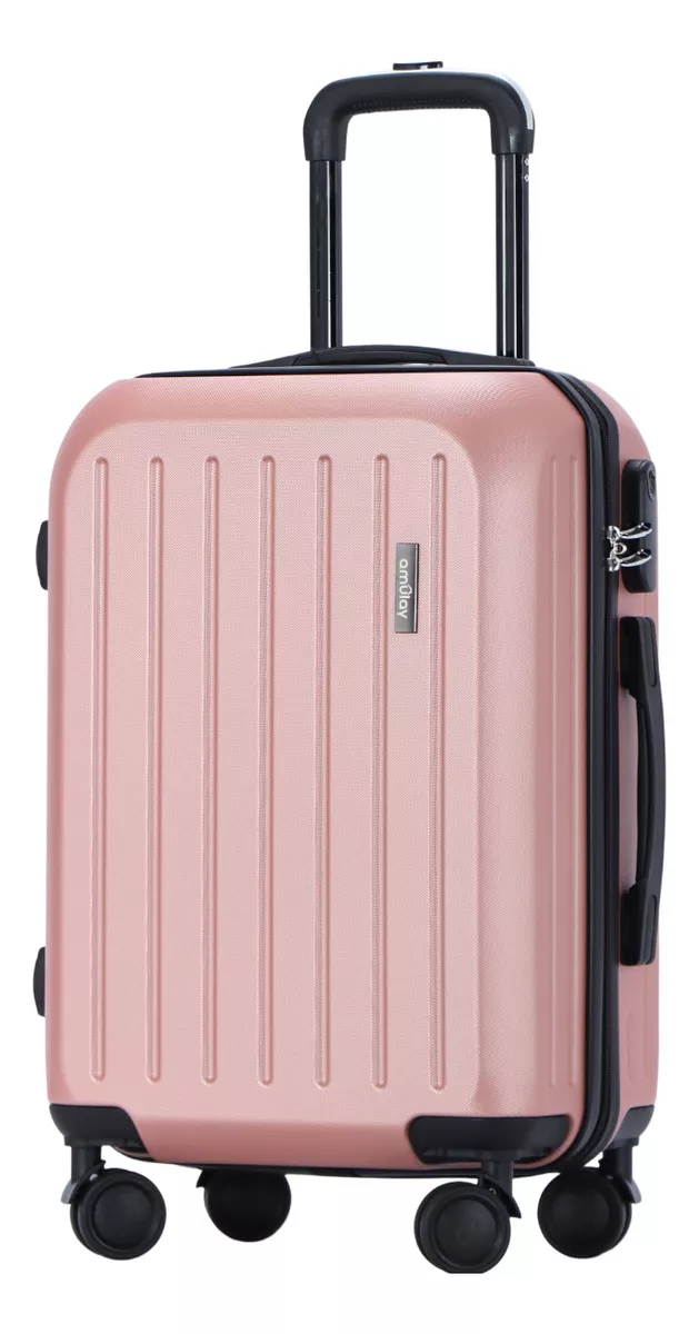 Maleta Mano Viaje Cabina Carry On Candado Ruedas 360&deg; Amulay