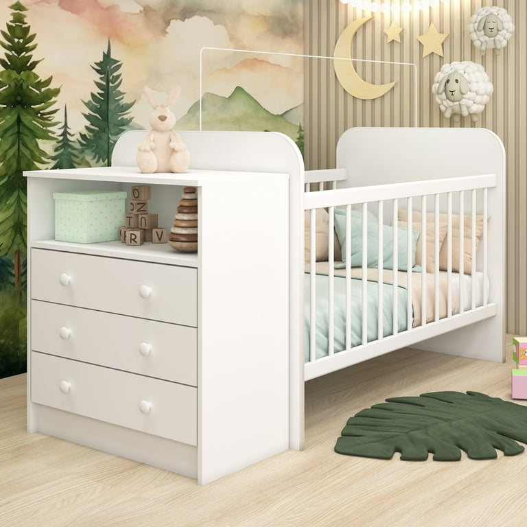 Cuna Con Comoda Skal Blanco Premium BB04