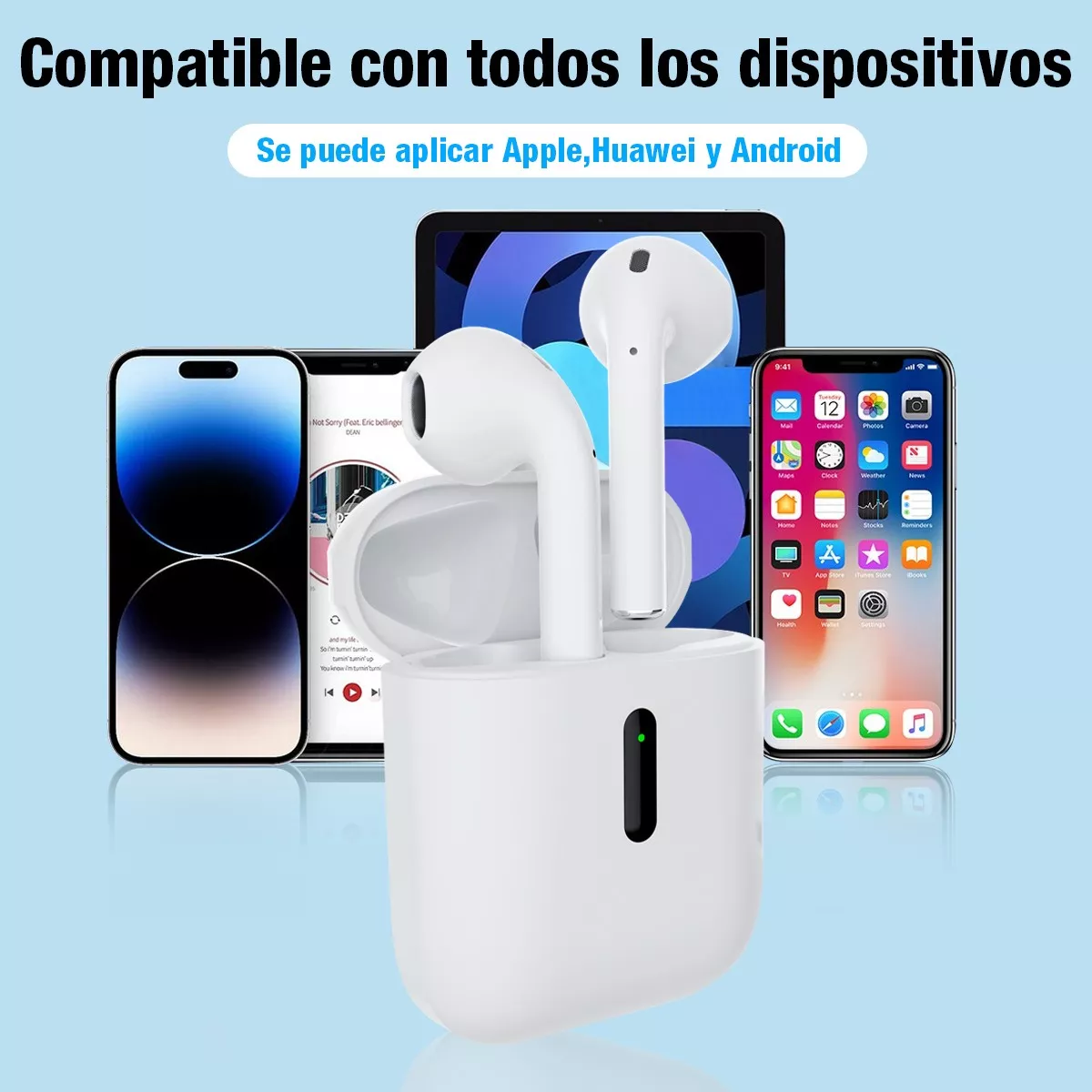 Auriculares Inalámbricos Pro5 Compatibles Con iPhone Android