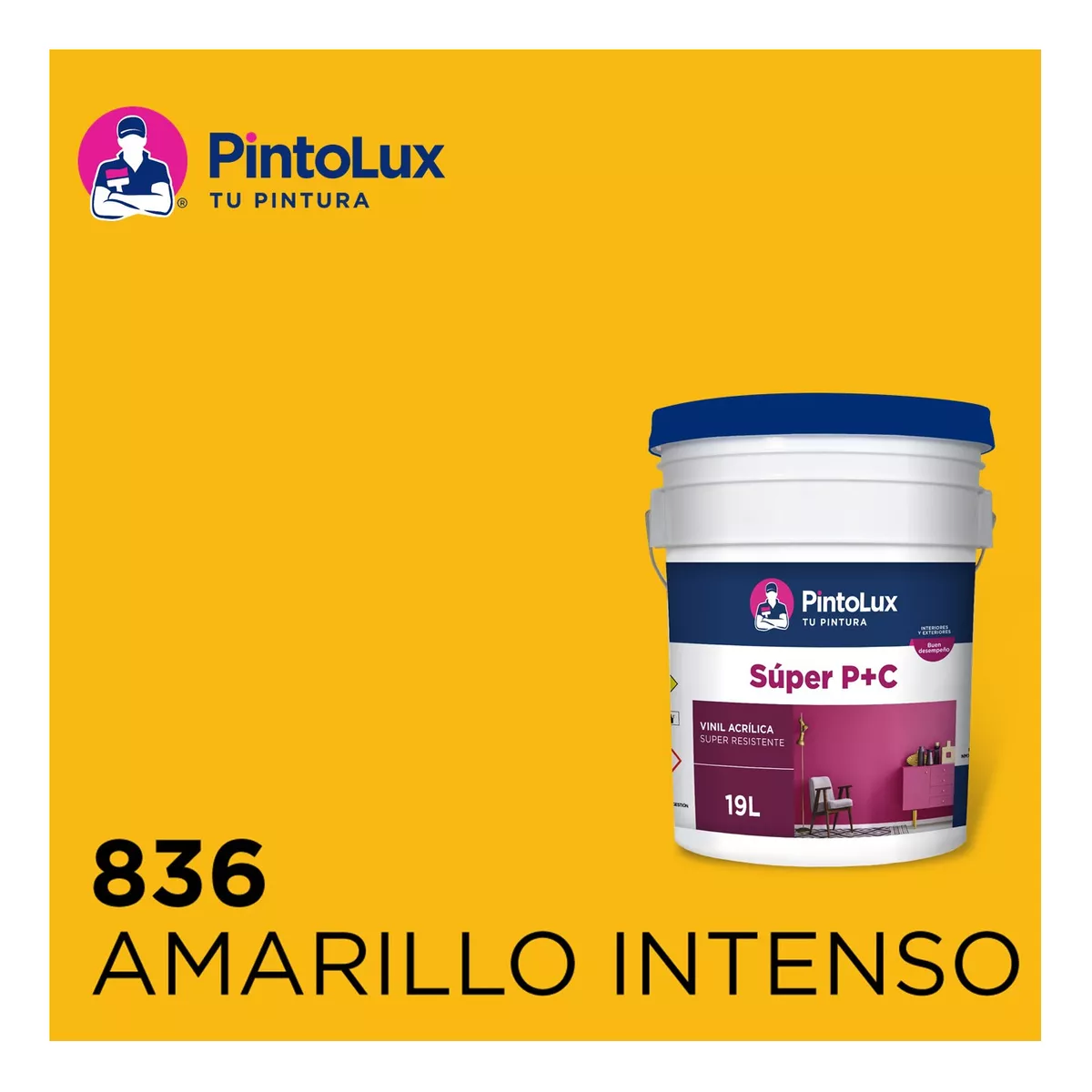 Pintura Pintolux Pc 19l Acr&iacute;lica