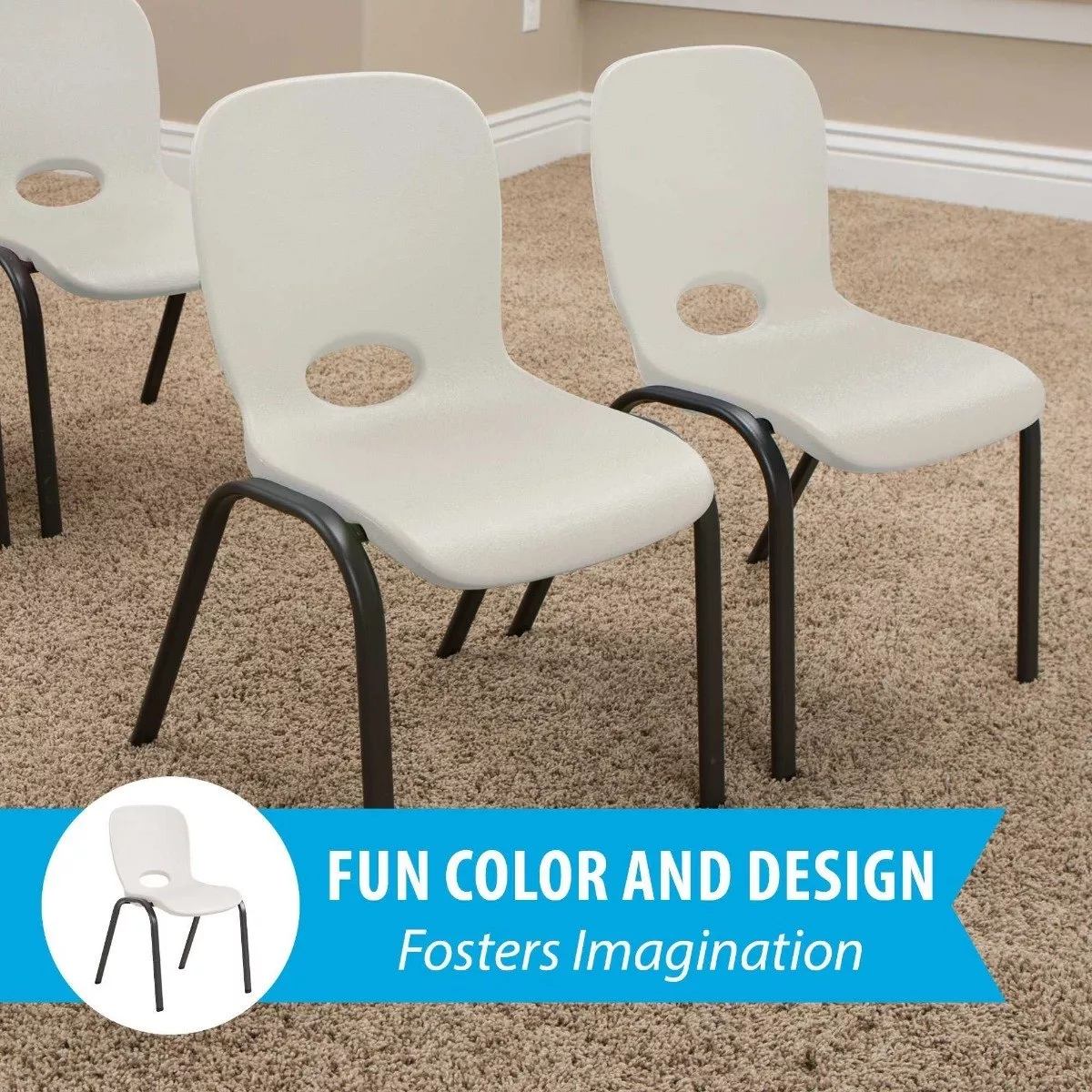Set/Combo 4 Sillas Infantiles Lifetime