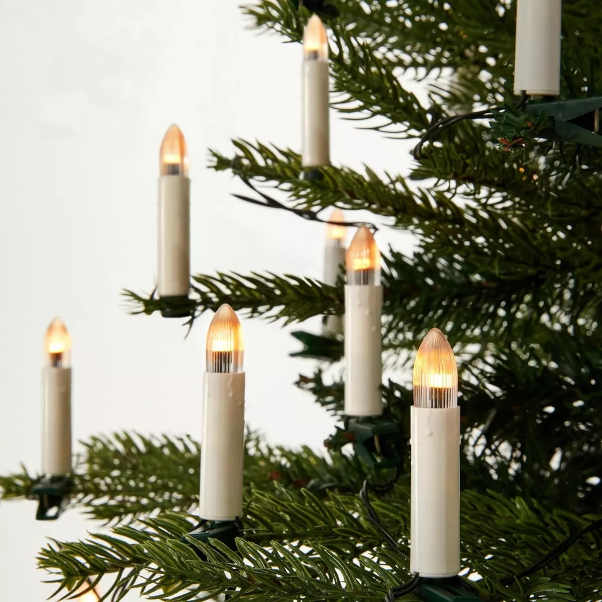 20pcs Luces De Velas De &Aacute;rbol De Navidad Led Decorativas
