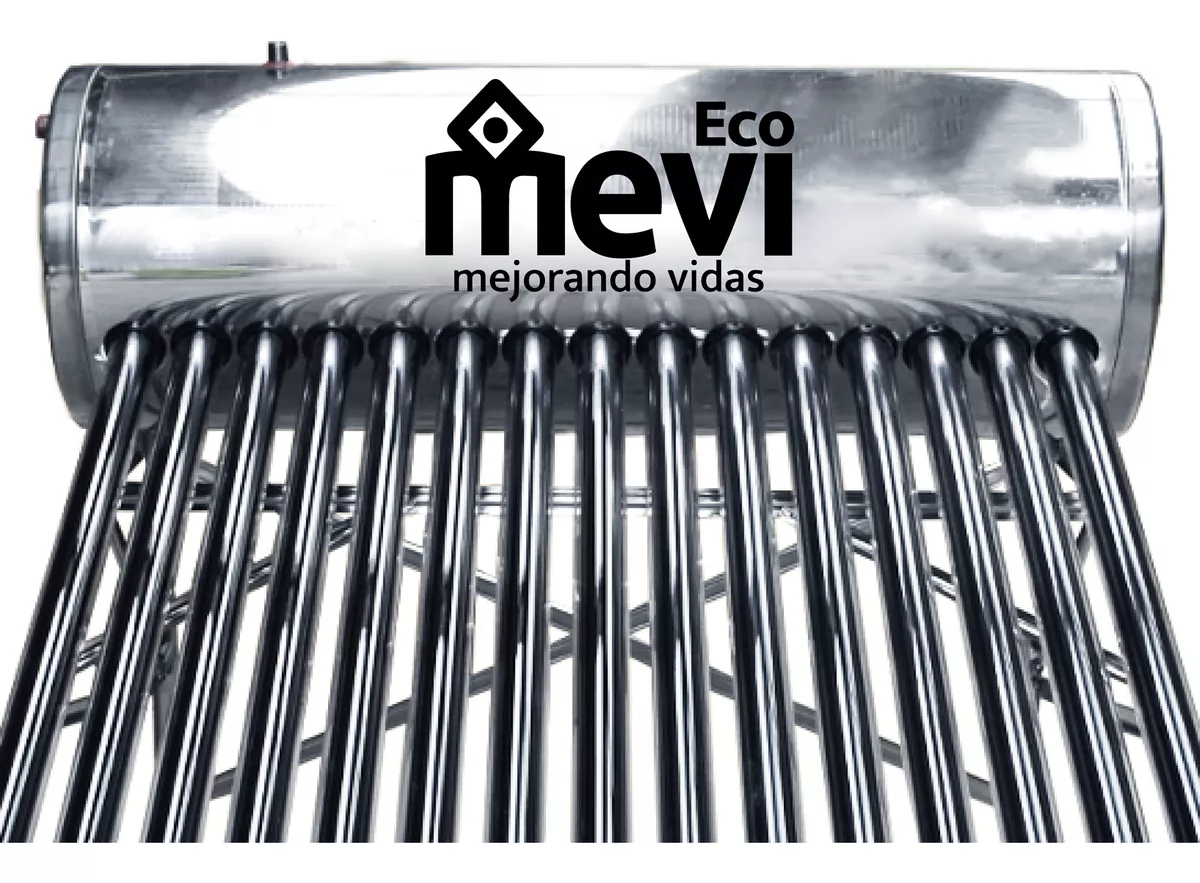 Calentador Solar Mevi Eco/15 Tubos/180 Lt/4 Personas