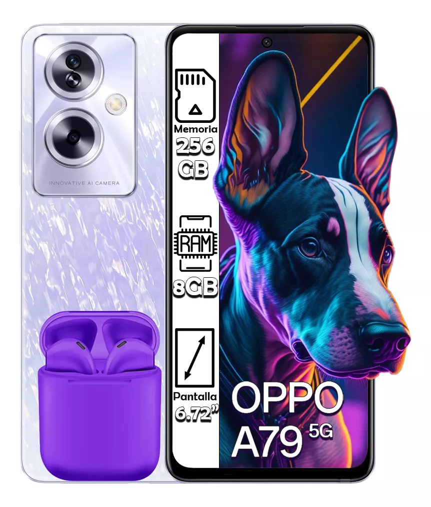 Celular Oppo A79 5g 256gb Dual Sim 8gb Ram + kit